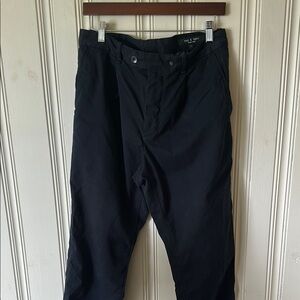 Rag & Bone Chinos Classic Straight-Leg Salute Blue 31” W